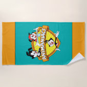 Serviette De Plage Animaniacs | Warner Brothers & Sister WB Shield (Devant)