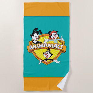Serviette De Plage Animaniacs Warner Brothers & Sister WB Shield