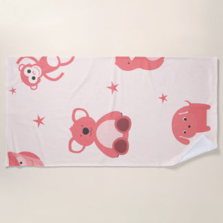 Serviette De Plage Animaux drôles