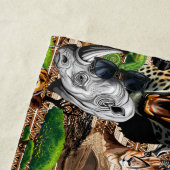 Serviette De Plage Animaux sauvages de la Savane africaine (En situation)