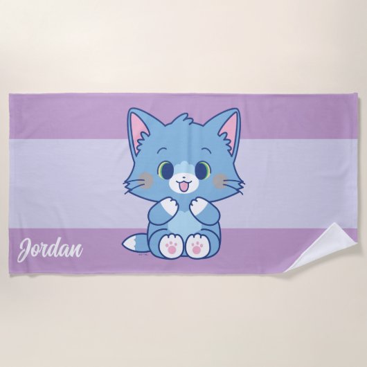 Serviette De Plage Anime Tom et Jerry - Tom (Devant)