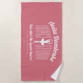 Serviette De Plage Anita Damfrein Dance Studio (Devant)