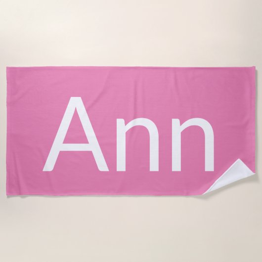 Serviette De Plage Ann (Devant)