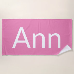 Serviette De Plage Anne