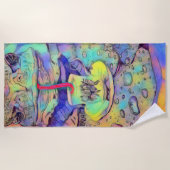 Serviette De Plage Anne Marie Toad 🐸 Et Tea 🫖 (Devant)