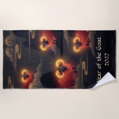Serviette De Plage Année de la Chèvre 2027 (Devant)