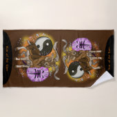 Serviette De Plage Année du bélier chinois Zodiac (Devant)