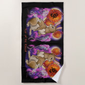 Serviette De Plage année du Zodiaque chinois lapin (Devant)