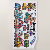 Serviette De Plage Anniversaire de la plage (Devant)