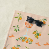 Serviette De Plage Anniversaire d'été Spritz (En situation)