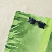 Serviette De Plage Anniversaire du golf (En situation)