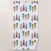 Serviette De Plage Antenne colorée (Devant)