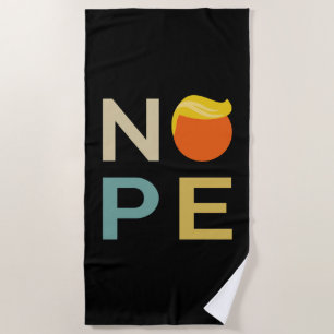 Serviette De Plage Anti-Trump - Nope Edition III