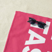 Serviette De Plage Appel Vegan (En situation)