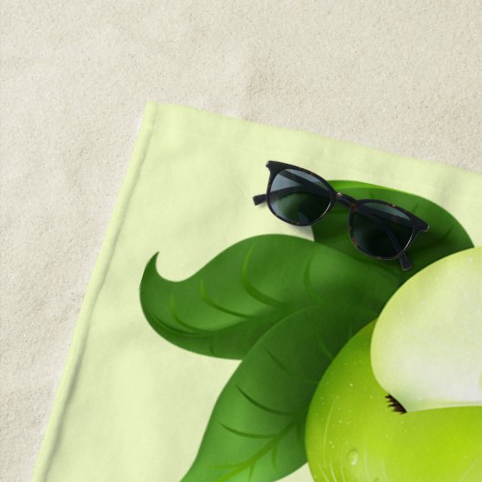 Serviette De Plage Apple frais (En situation)