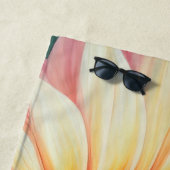 Serviette De Plage Après-midi de Dahlia (En situation)