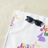 Serviette De Plage April Fools'  (En situation)