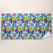Serviette De Plage Aqua Babies Beach Towel (Devant)