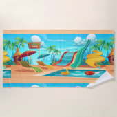 Serviette De Plage Aqua Park Beach Towel (Devant)