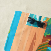 Serviette De Plage Aqua Park Beach Towel (En situation)