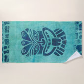 Serviette De Plage Aqua Tiki Beach Towel (Devant)