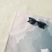 Serviette De Plage Aquarelle (En situation)