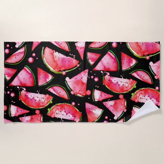 Serviette De Plage Aquarelle 2 (Devant)