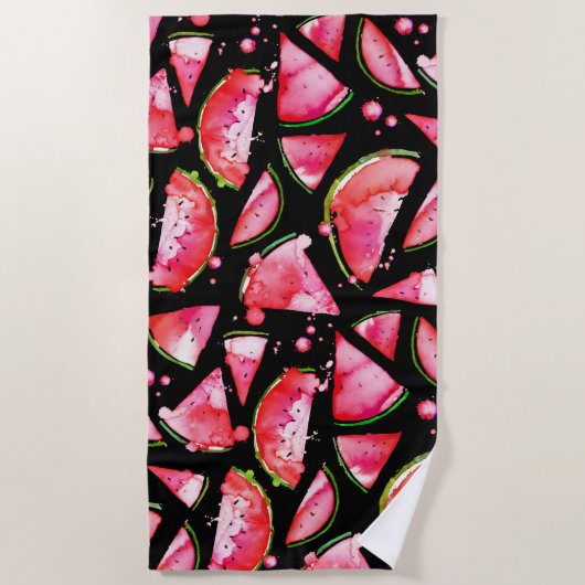 Serviette De Plage Aquarelle 2 (Devant)