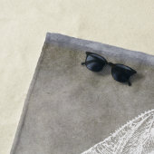 Serviette De Plage Aquarelle côtière Rayon de patinage Moteur Neutre (En situation)