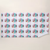 Serviette De Plage Aquarelle Crème glacée Sundae Enfants (Devant)