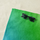 Serviette De Plage Aquarelles Rainbow (En situation)