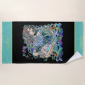 Serviette De Plage Aquarius Zodiac (Devant)