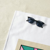 Serviette De Plage Aquarius Zodiac Beach Towel (En situation)