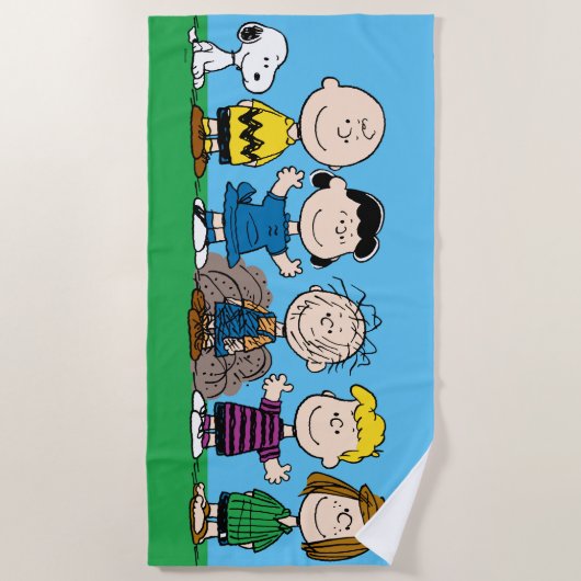 Serviette De Plage Arachides amis dans une rangée (Devant)