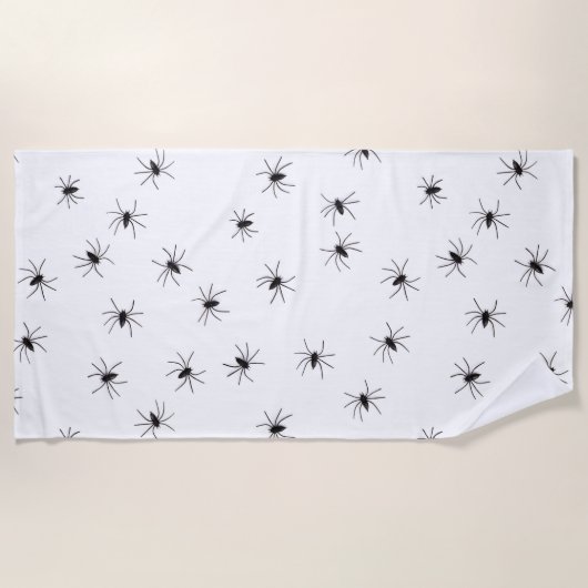 Serviette De Plage Arachnophobie (araignées) (insectes crus Déplaisan (Devant)