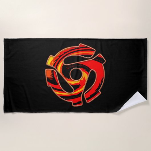 Serviette De Plage Araignée à 45 tr/min (Devant)