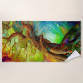 Serviette De Plage Arbre à bijoux (Devant)
