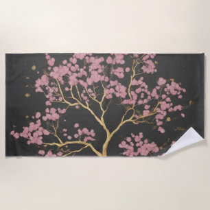 Serviette De Plage Arbre cerise en fleurs