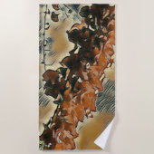 Serviette De Plage Arbre rose (Devant)