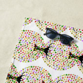 Serviette De Plage Arbres à fruits multiples Thunder_Cove (En situation)