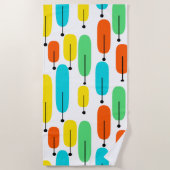 Serviette De Plage Arbres atomiques (Devant)