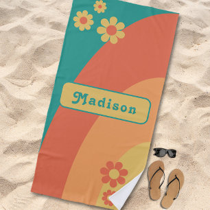 Serviette De Plage Arc de marguet rétro personnalisé Super