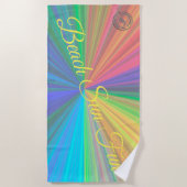 Serviette De Plage Arc-en-ciel (Devant)