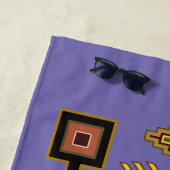 Serviette De Plage Arc-en-ciel (En situation)