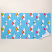 Serviette De Plage Arc-en-ciel (Devant)