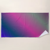 Serviette De Plage Arc-en-ciel coloré (Devant)