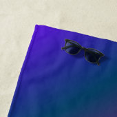 Serviette De Plage Arc-en-ciel coloré (En situation)