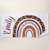 Serviette De Plage arc-en-ciel, couleur arc-en-cie (Devant)