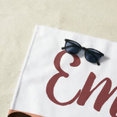 Serviette De Plage arc-en-ciel, couleur arc-en-cie (En situation)