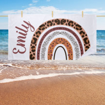 Serviette De Plage arc-en-ciel, kleur van de regen